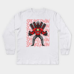 SPEAKERMAN SKIBIDI TOILET Kids Long Sleeve T-Shirt